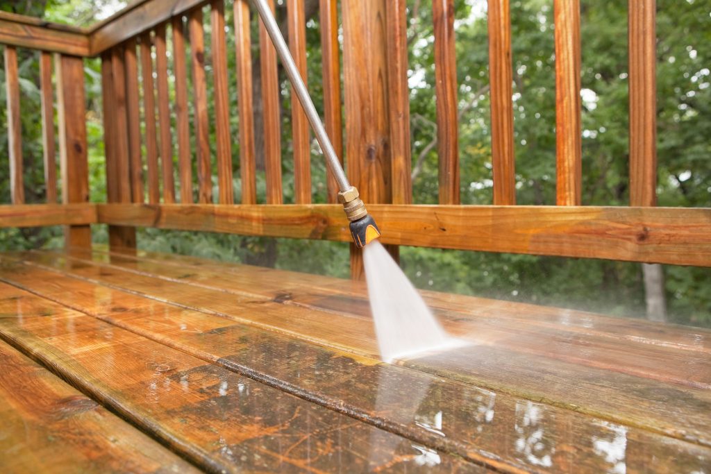 deck washing