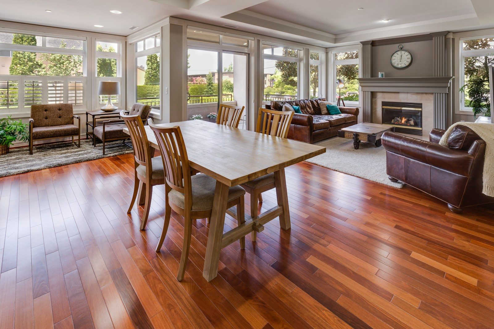 dark hardwood floor